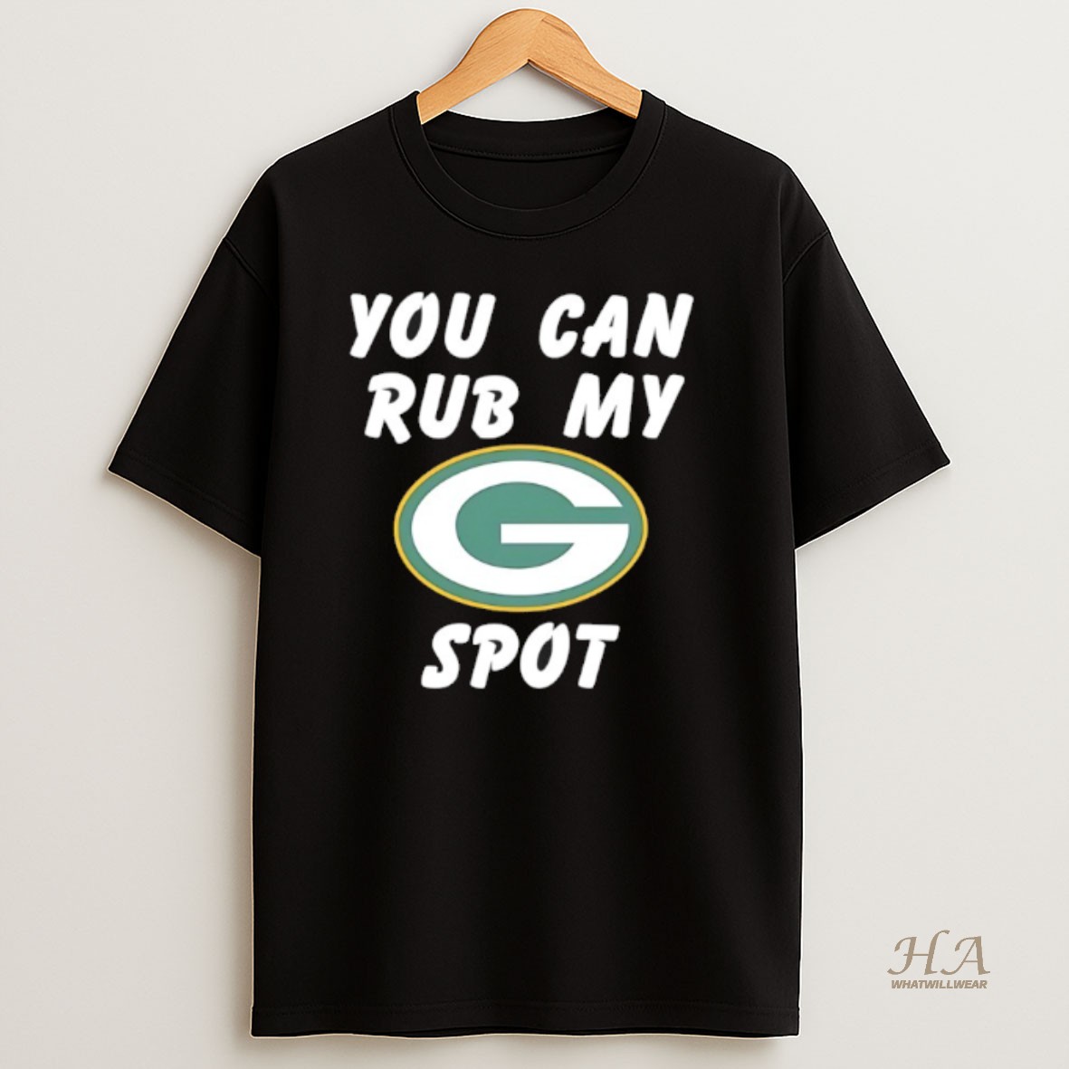 Official Green Bay Packers You Can Rub My Spot T Shirt