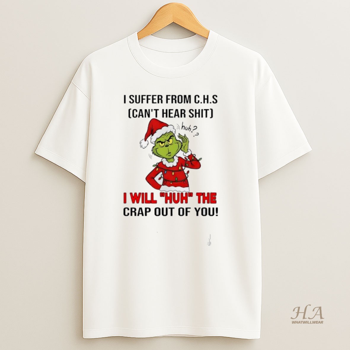 Official Grinch Christmas I Suffer From C H T Shirt
