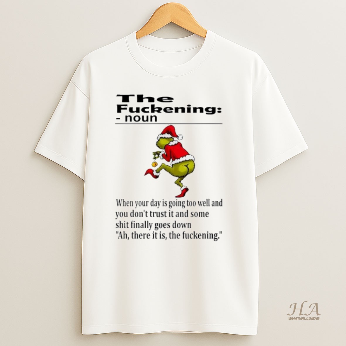 Official Grinch Christmas The Fuckening T Shirt