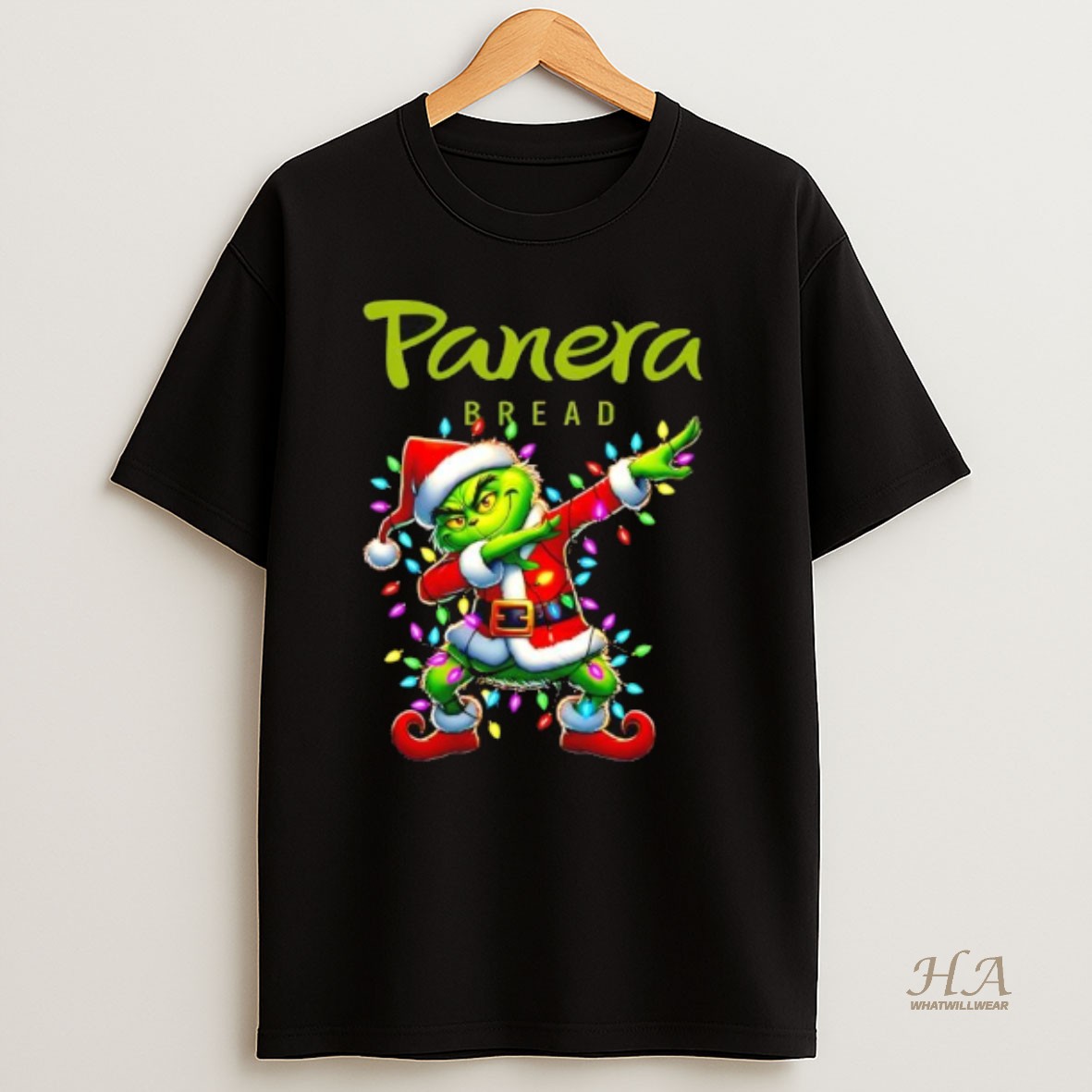 Official Grinch Panera Bread Christmas T Shirt