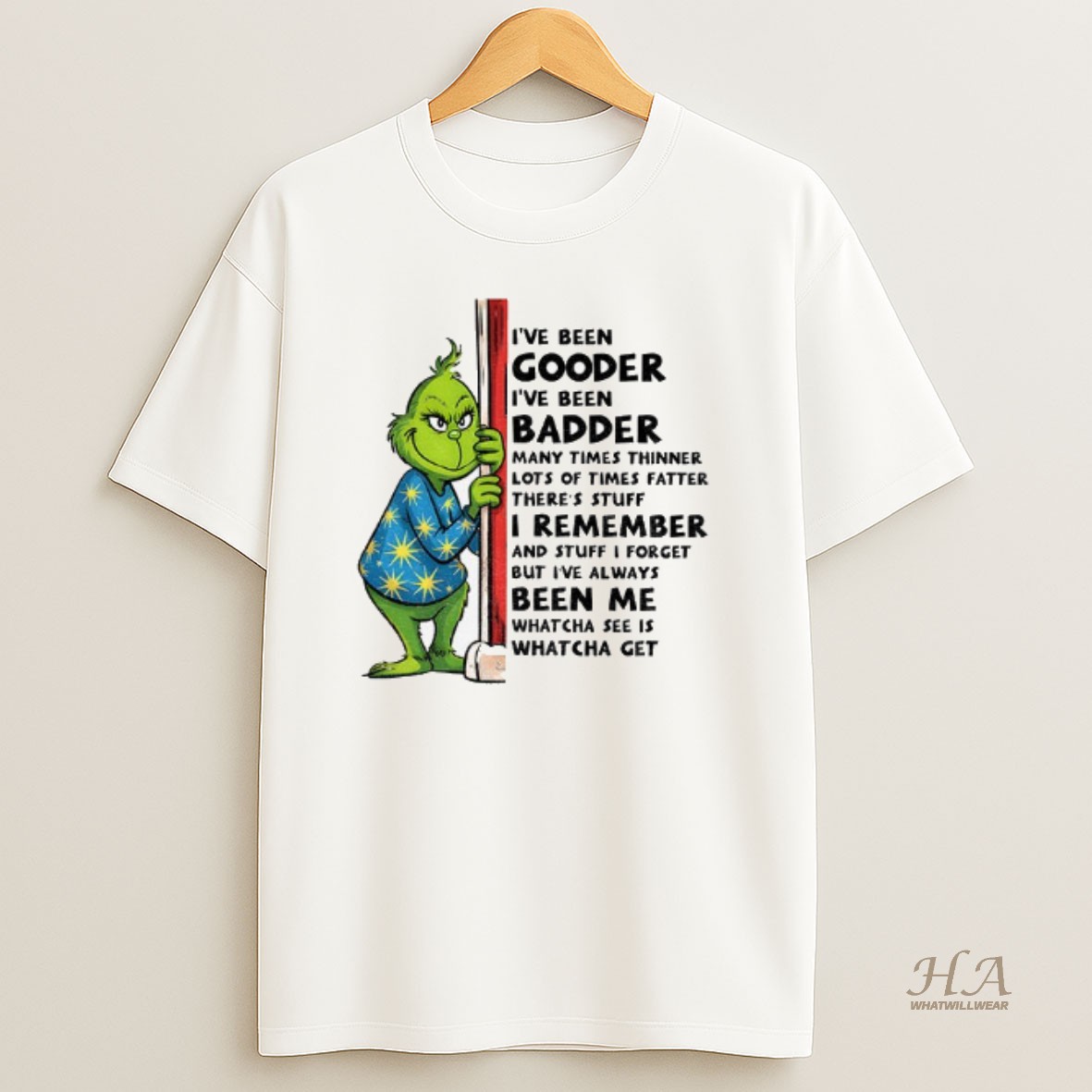 Official Grinch Inner Peace Begins With Four Words Not My Fucking Problem Christmas T Shirt