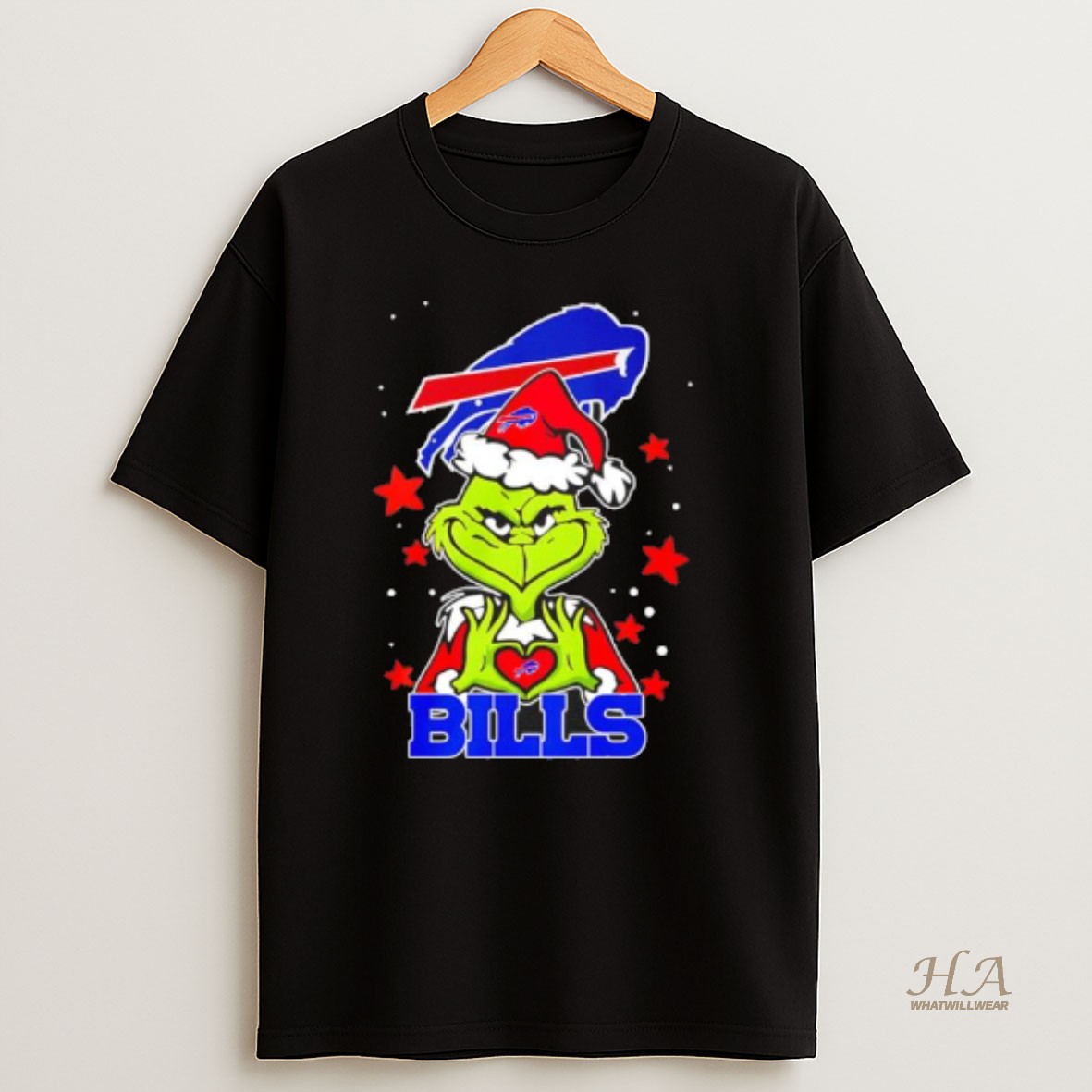 Official Grinch Love Buffalo Bills Christmas 25 T Shirt