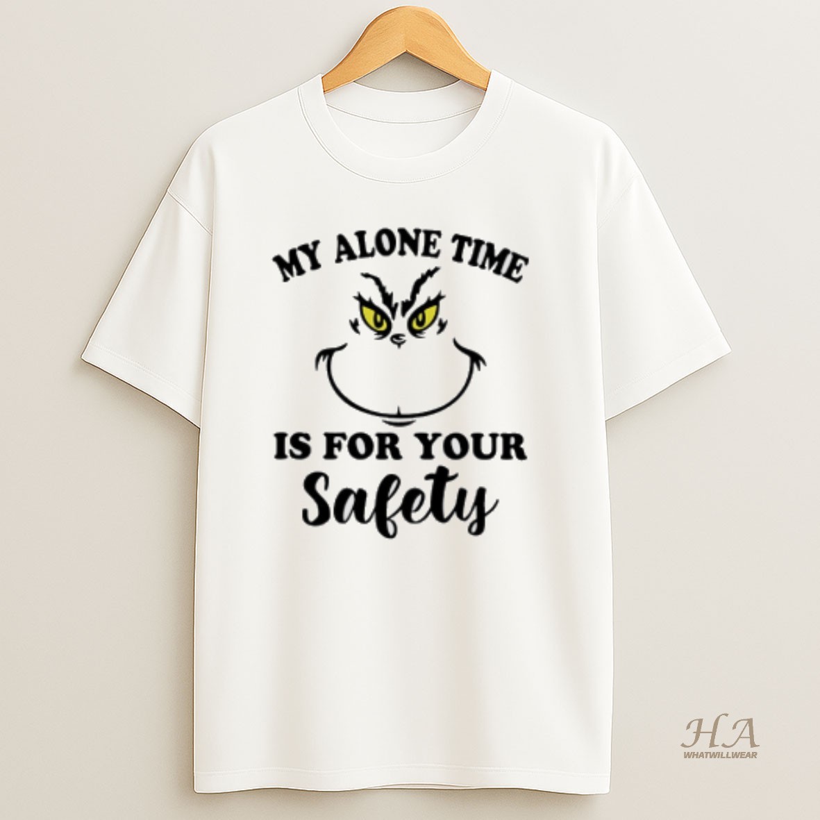 Official Grinch My Alone Time Is For Your Safety T Shirt
