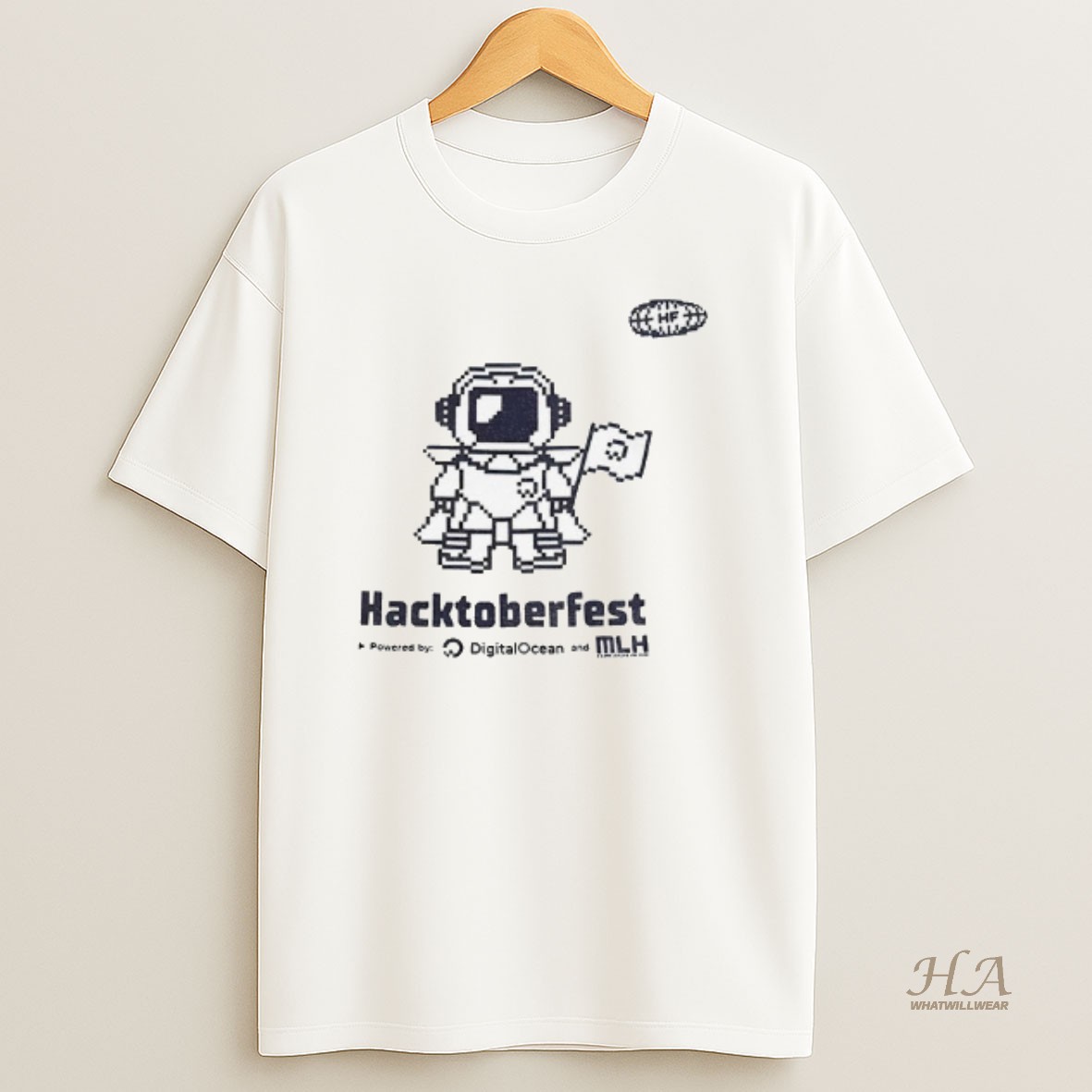 Official Hacktoberfest Powered By Digital Ocean And Mlh Major League Hacking T Shirt