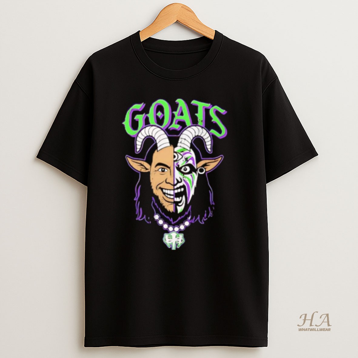Official Hardys The Goats Face T Shirt