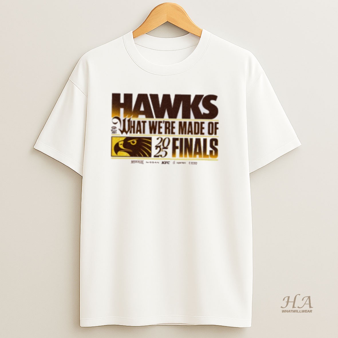 Official Hawks What Were Made Of 2025 Finals Shirt