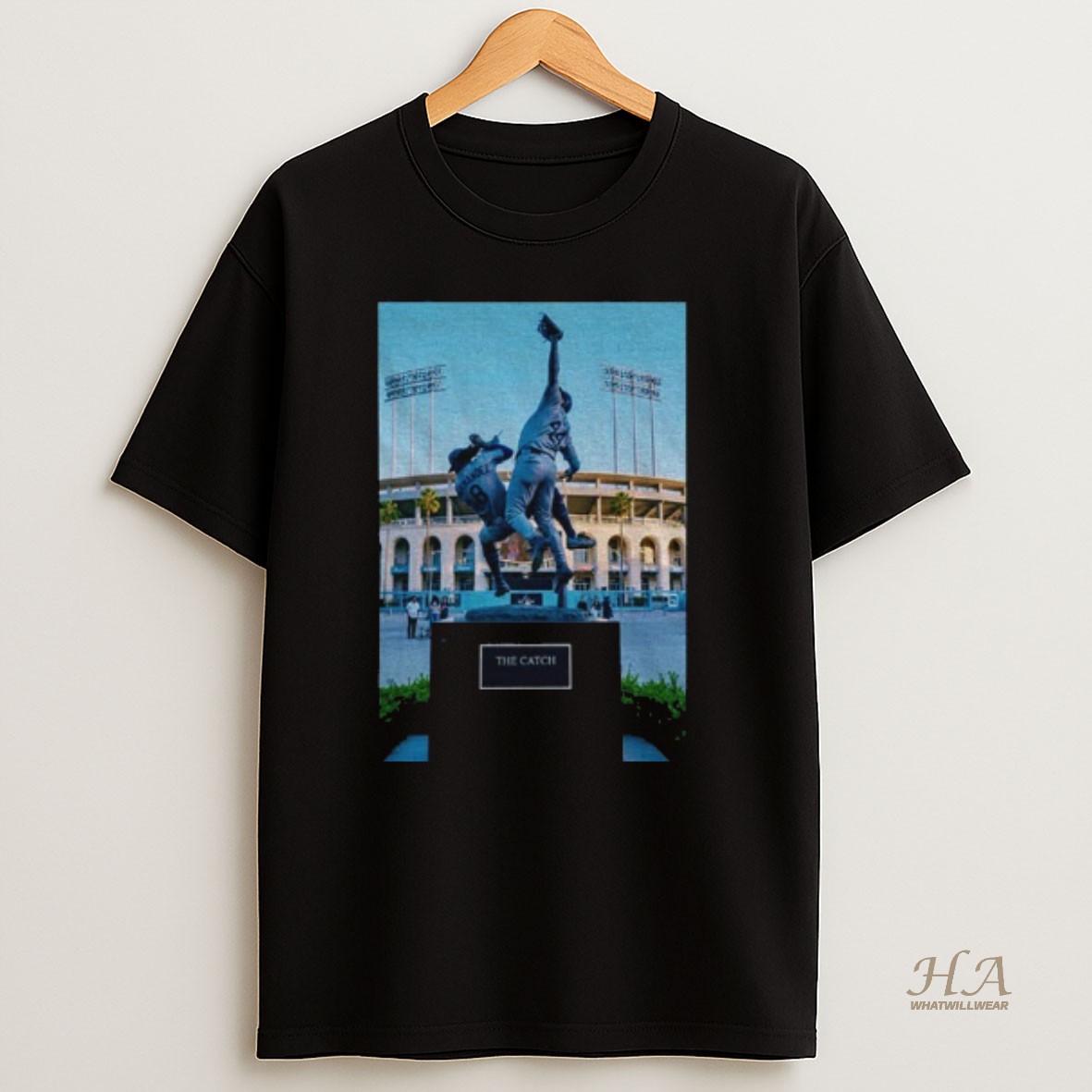Official Hernandez And Pages The Catch Dodgers World Series Photo T Shirt