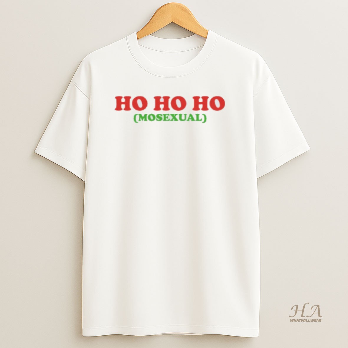 Official Ho Ho Ho Mosexual Santa Claus T Shirt
