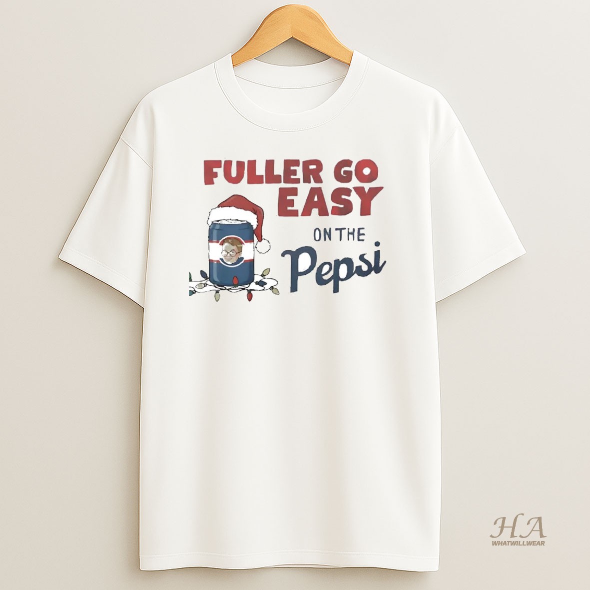 Official Home Alone Fuller Go Easy On The Pepsi Christmas T Shirt