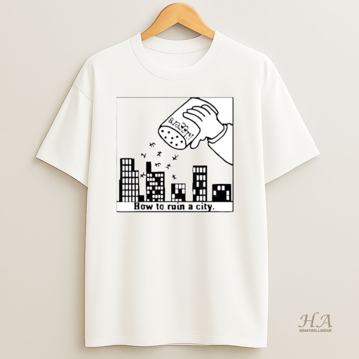 Official How To Ruin A City T Shirt