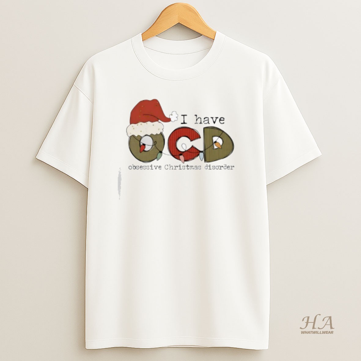 Official I Have Ocd Obsessive Christmas Disorder T Shirt