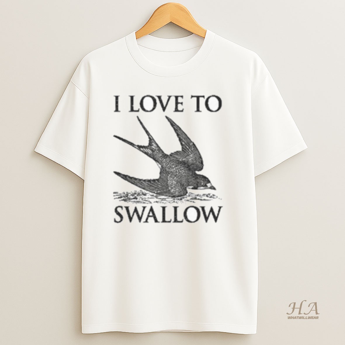Official I Love To Swallow T Shirt