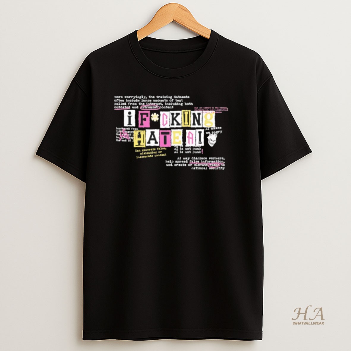 Official I Fucking Hate Ai T Shirt