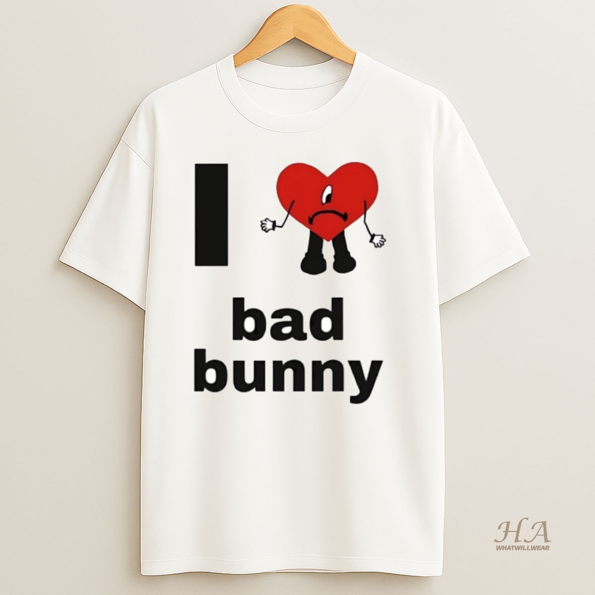 Official I Love Bad Bunny T Shirt