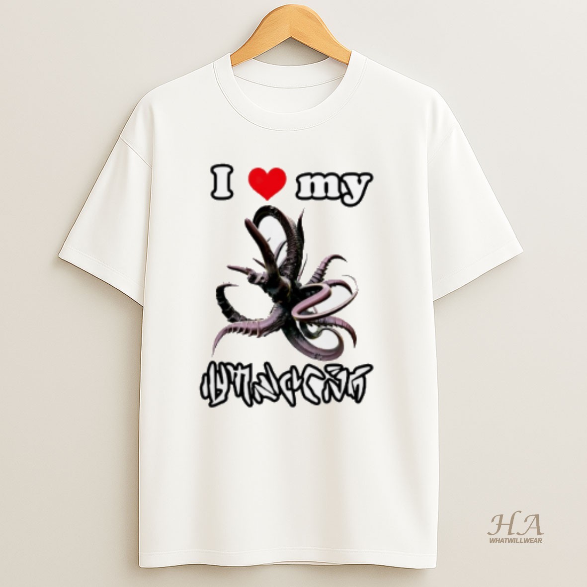 Official I Love My Alien T Shirt