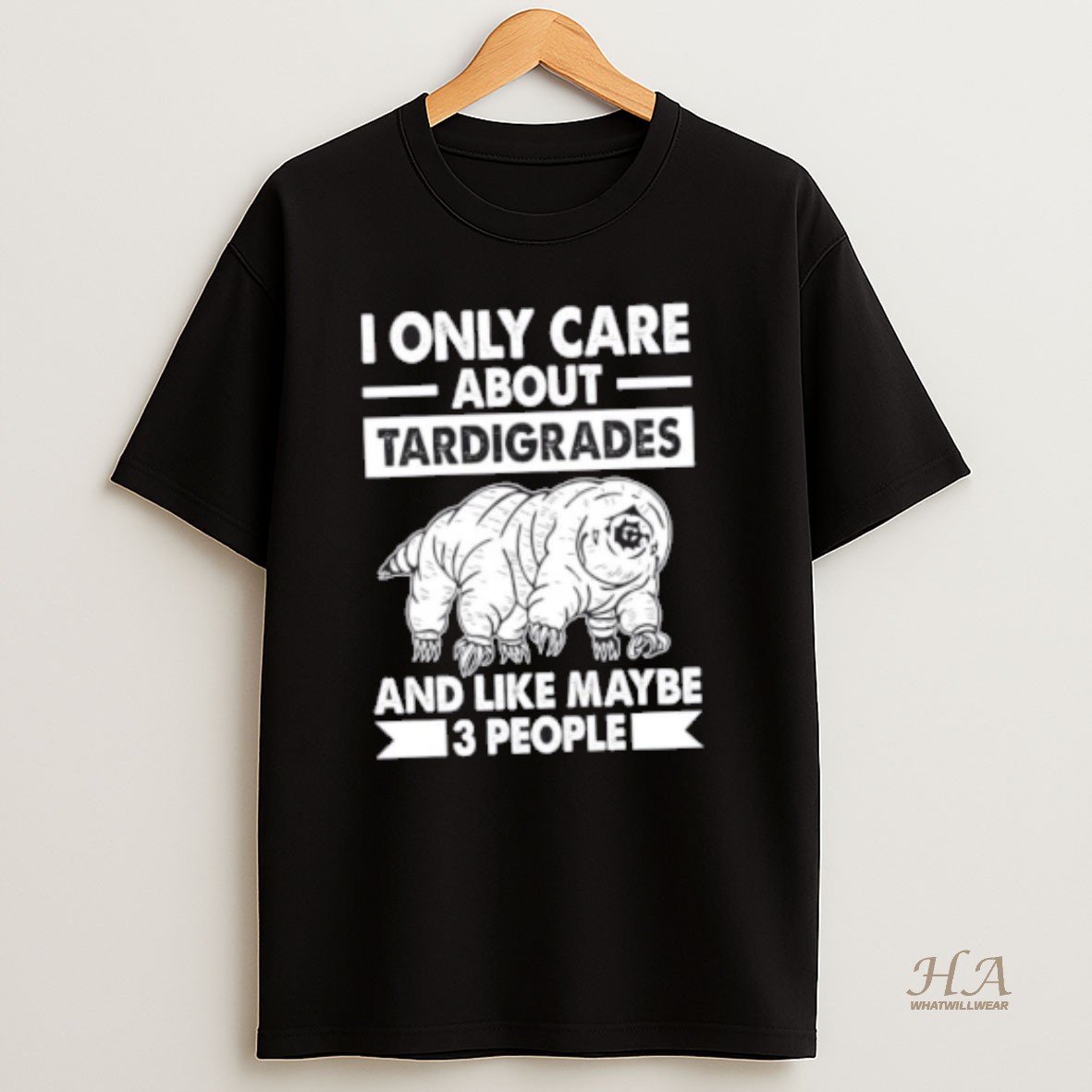Official I Only Care About Tardigrades And Like 3 People T Shirt