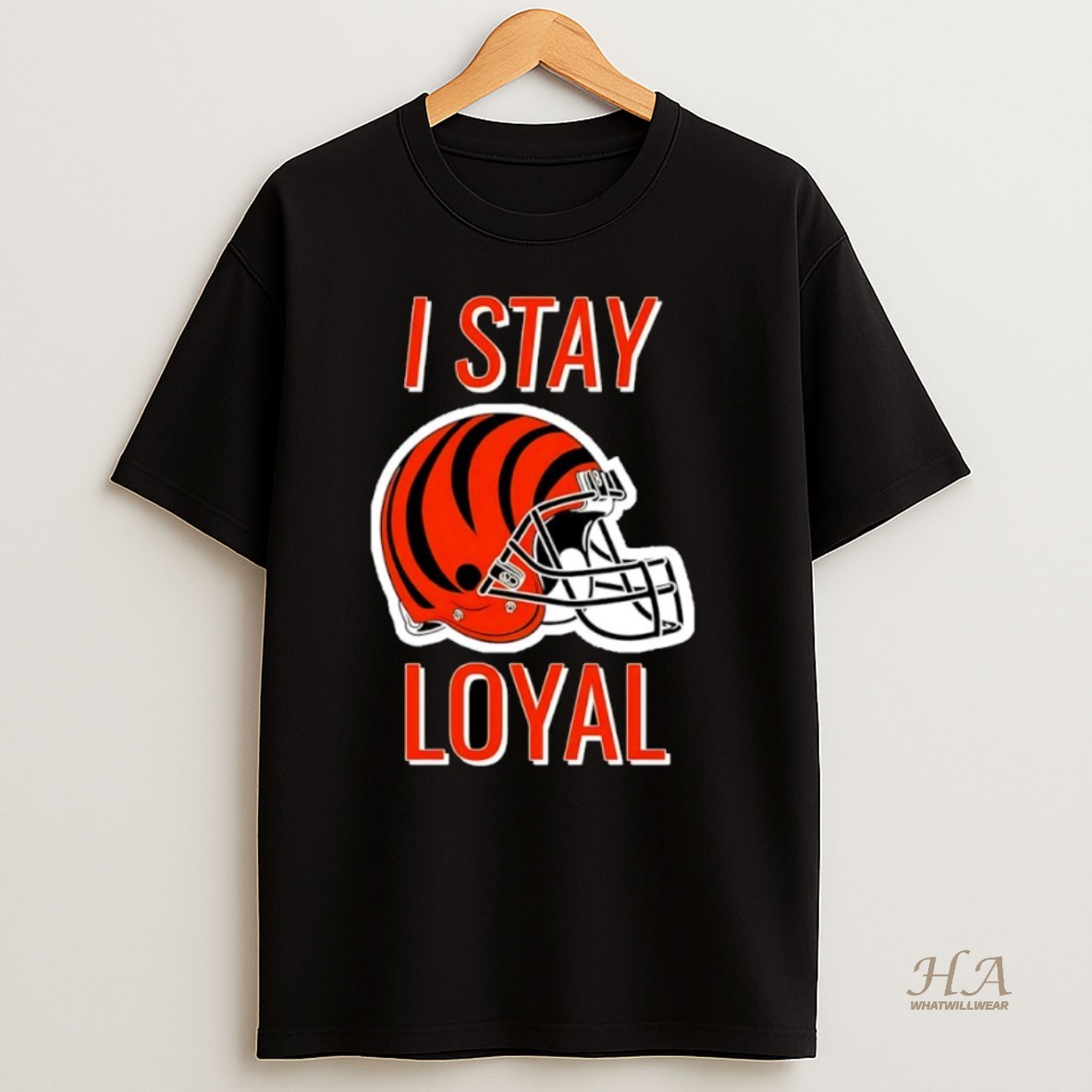 Official I Stay Loyal Cincinnati Bengals Helmet Shirt