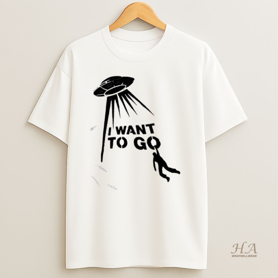 Official I Want To Go Alien Abduction Ufo T Shirt