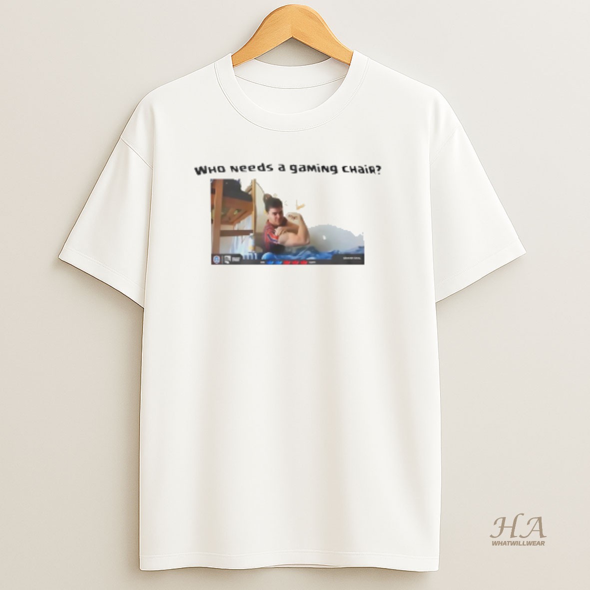 Official Ian77 Who Needs A Gaming Chair T Shirt