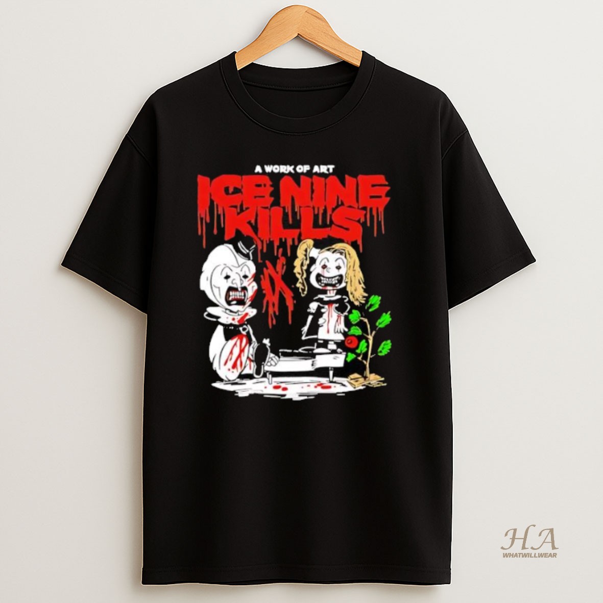 Official Ice Nine Kills Keys Of Carnage A Work Of Art T Shirt