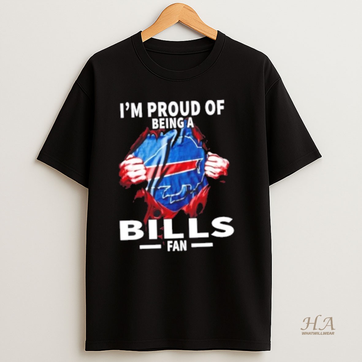 Official Im Proud Of Being A Buffalo Bills Fan T Shirt