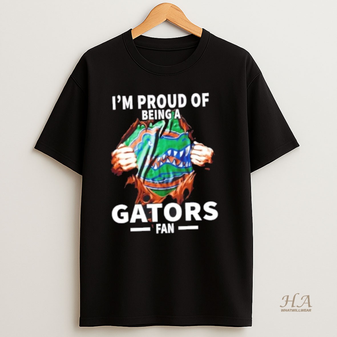 Official Im Proud Of Being A Florida Gators Fan T Shirt