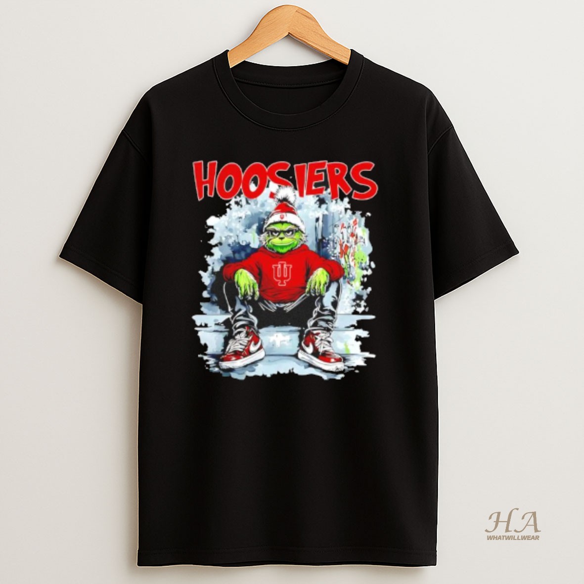 Official Indiana Hoosiers Grinch Ready For The Christmas 2025 T Shirt