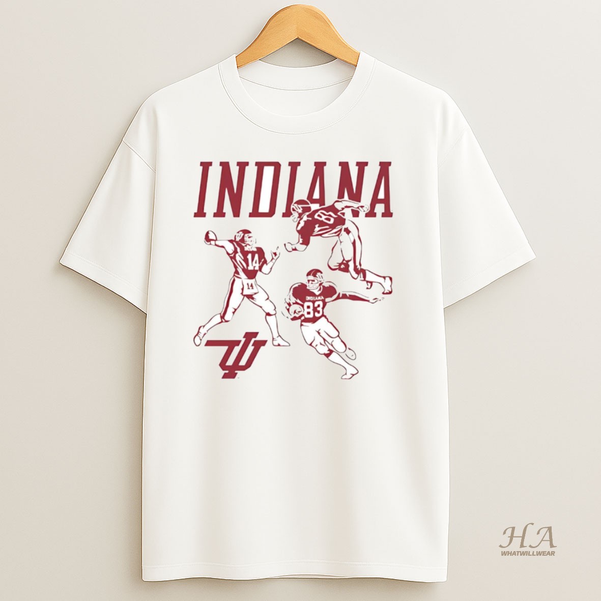 Official Indiana Hoosiers Mark Bannerman Flying Iu T Shirt