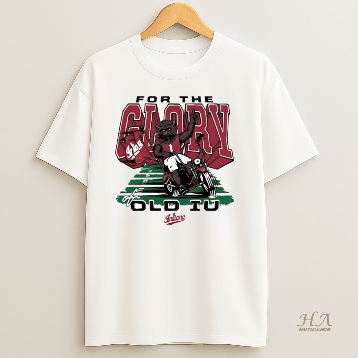 Official Indiana Hoosiers For The Glory Of Old Iu T Shirt