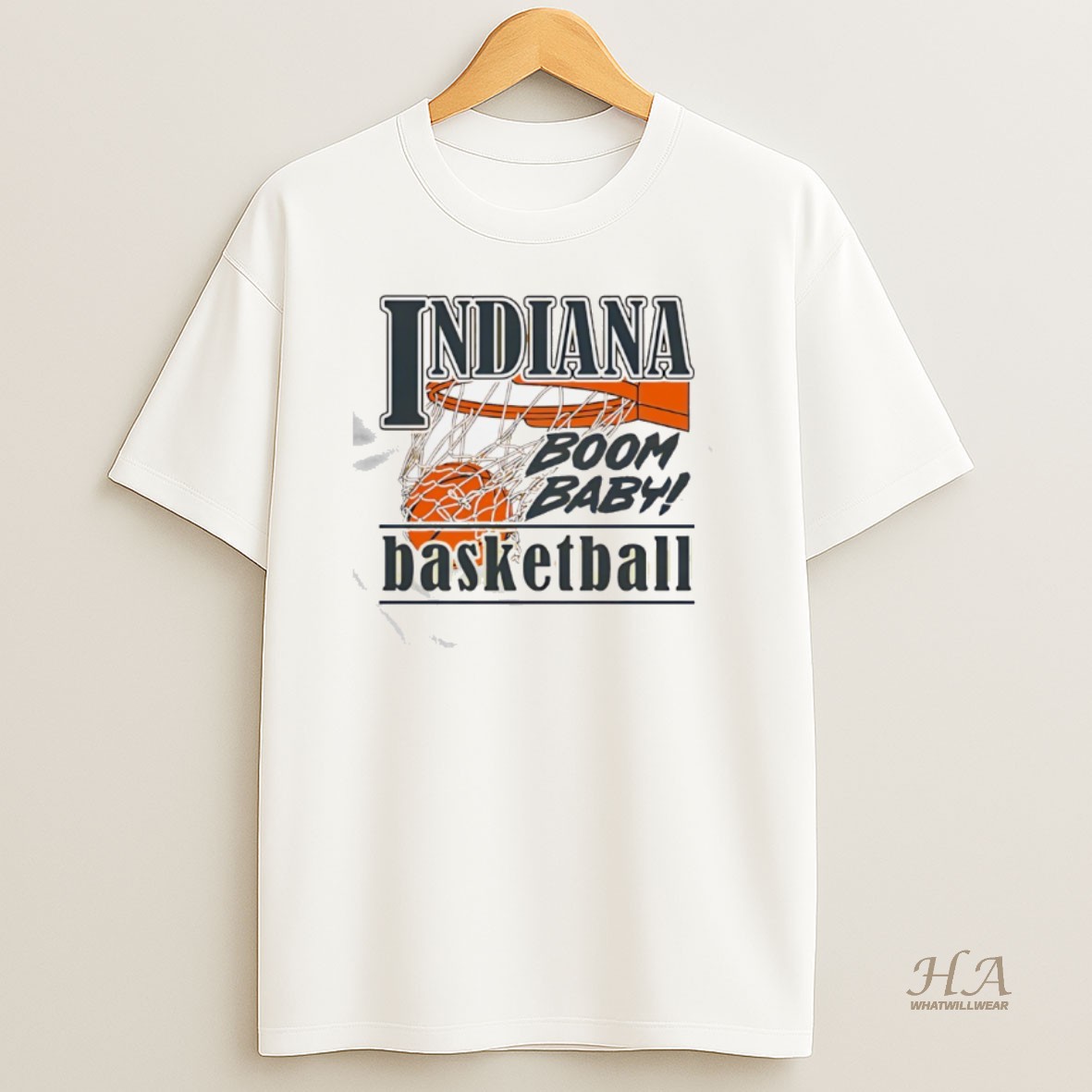 Official Indiana Hoosiers Mens Basketball Boom Baby T Shirt