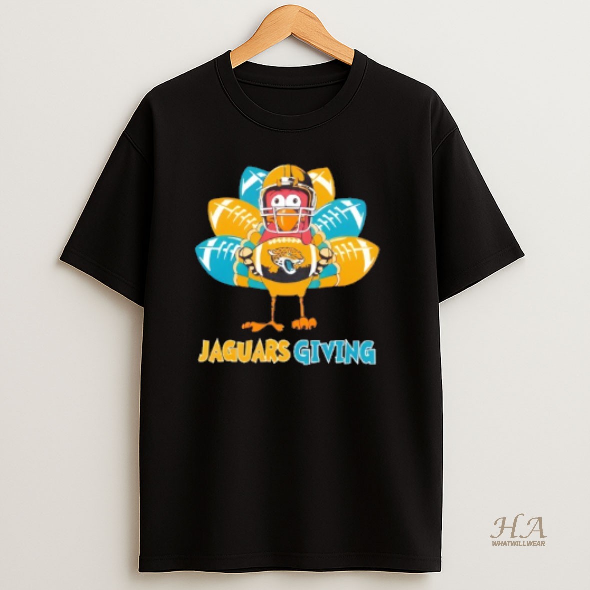 Official Jacksonville Jaguars Thanksgiving Turkey T Shirt