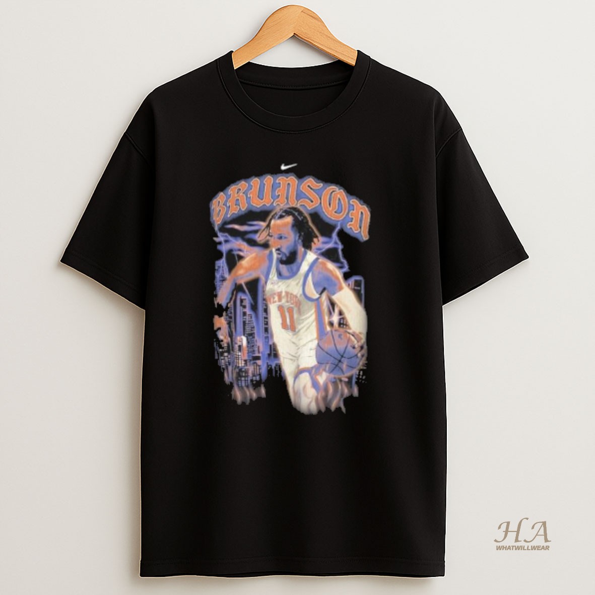 Official Jalen Brunson New York Knicks Nike 2025 26 City Edition Player T Shirt