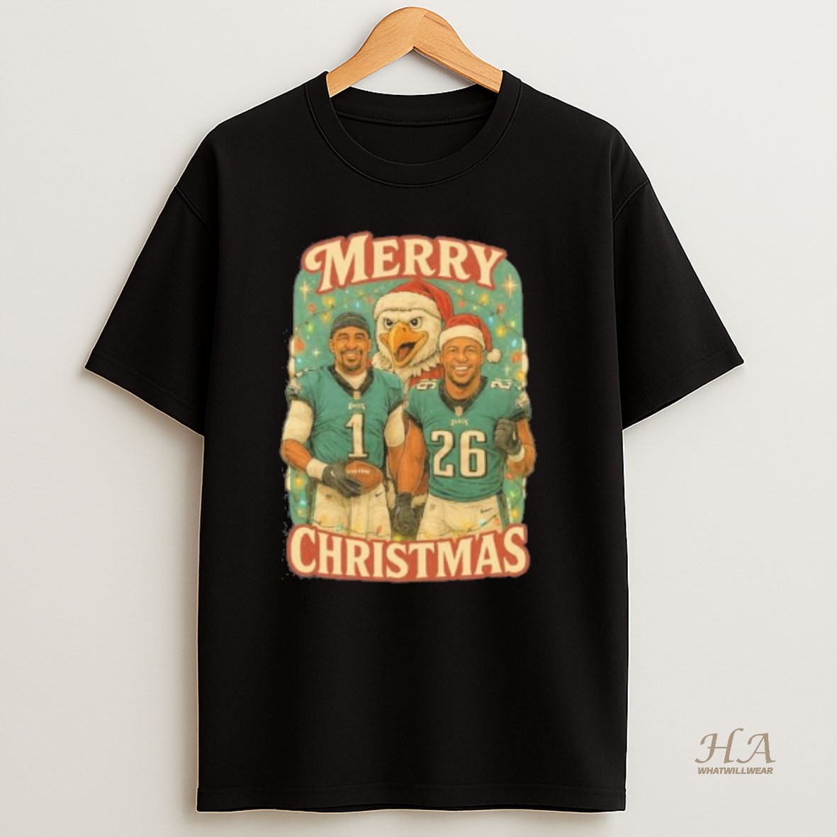 Official Jalen Hurts Saquon Barkley Merry Christmas T Shirt