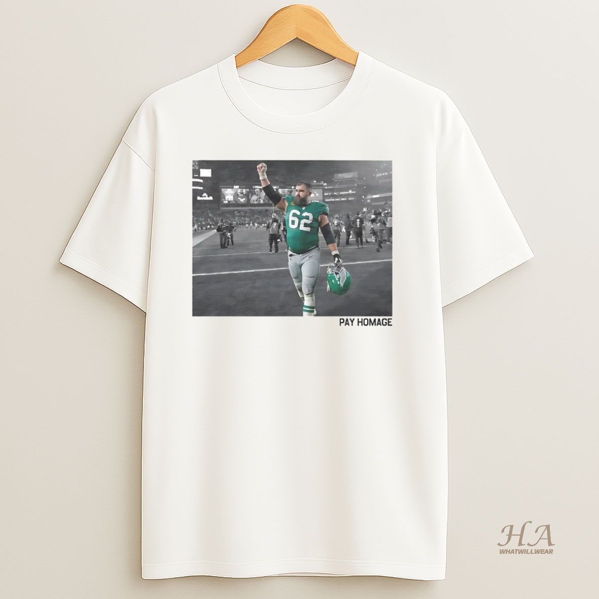 Official Jason Kelce Pay Homage T Shirt