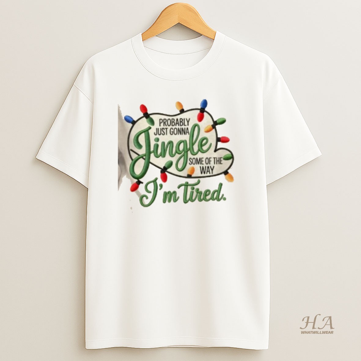 Official Jingle Some Of The Way Funny Chrismas Saying T Shirt