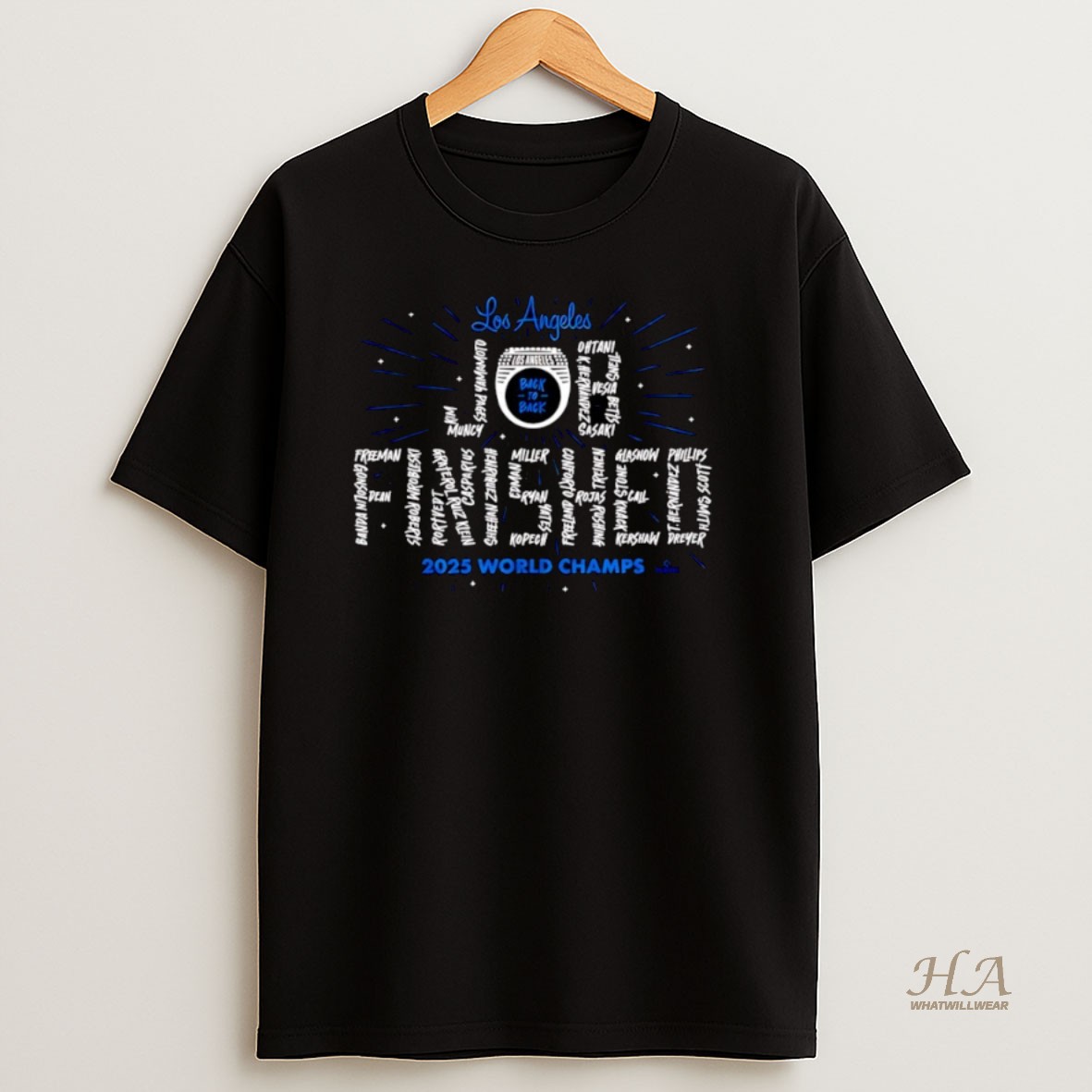Official Job Finished Los Angeles Dodgers 2025 World Champs Shirt