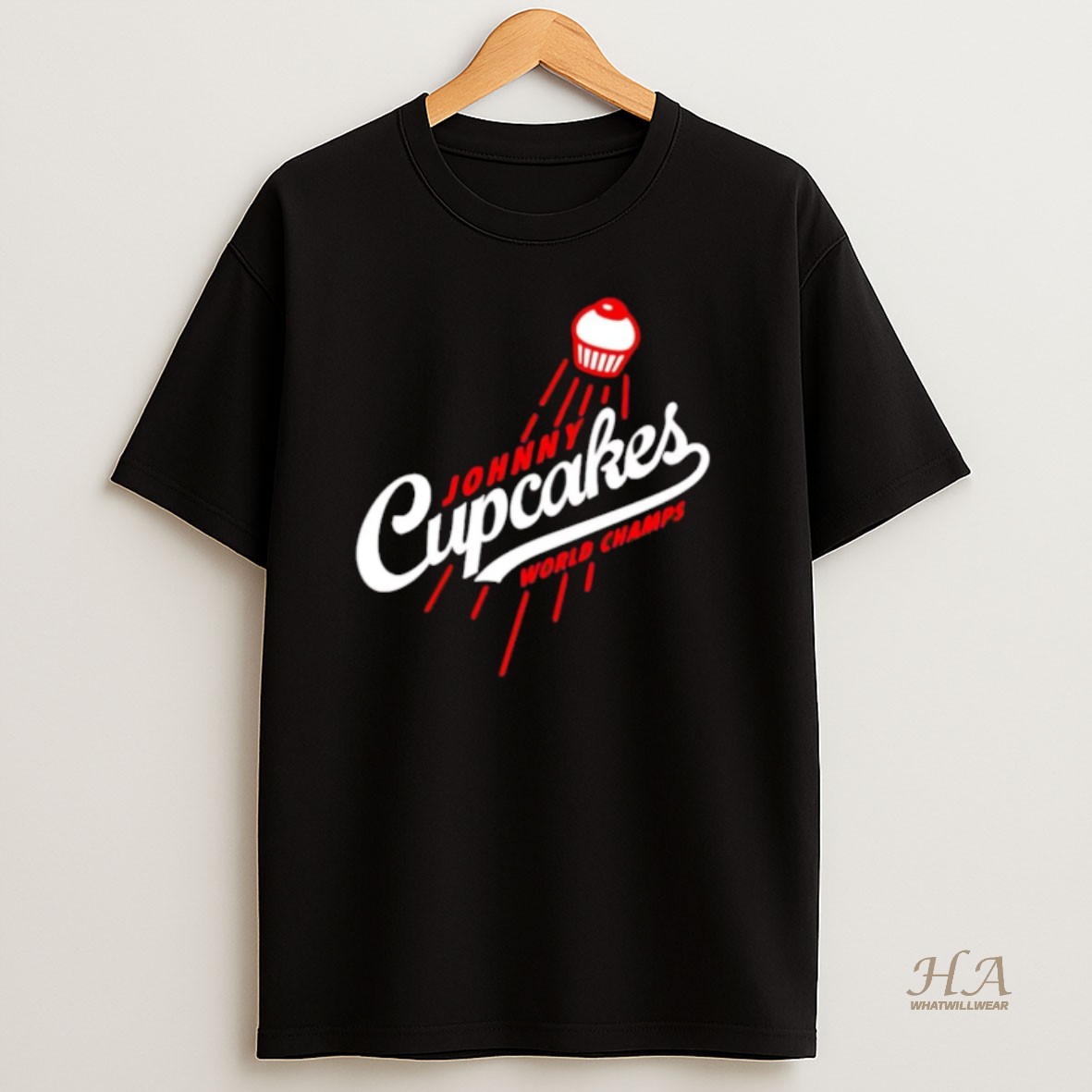 Official Johnny Cupcakes World Champs La Dodgers T Shirt