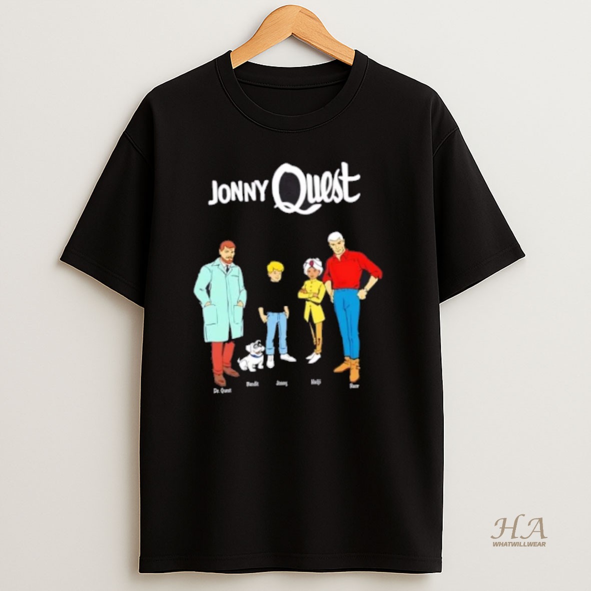 Official Jonny Quest 1964 Hadji Dr Quest Bannon T Shirt