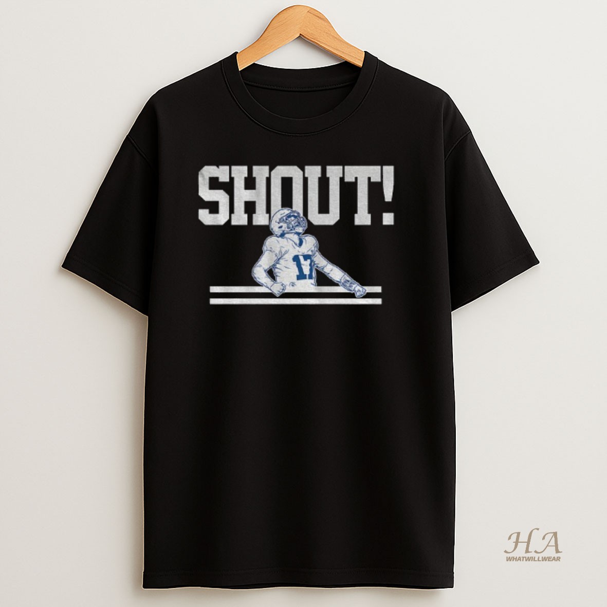 Official Josh Allen Buffalo Bills Nfl Shout Football 2025 T Shirt
