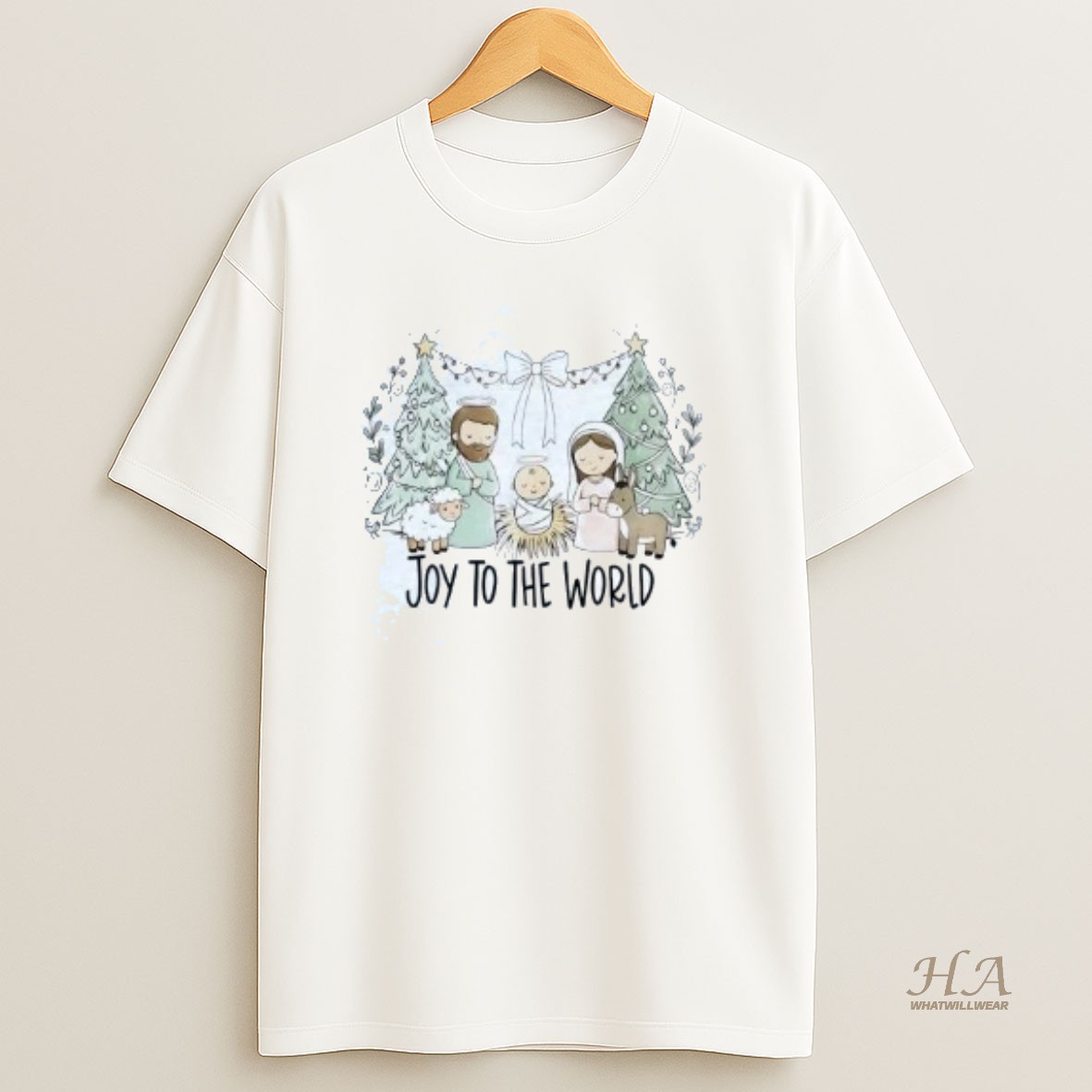 Official Joy To The World Christmas T Shirt