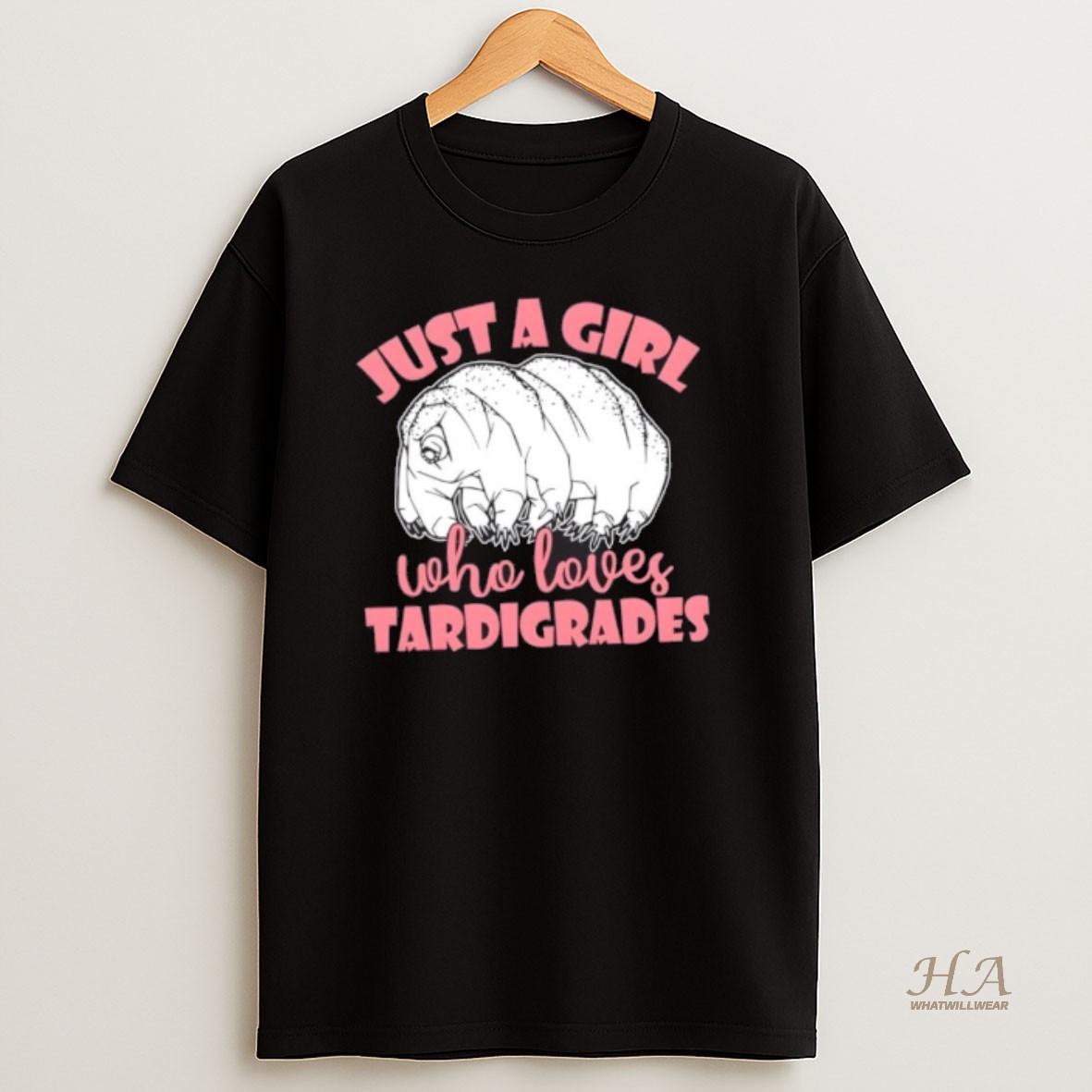 Official Just A Girl Who Loves Tardigrades T Shirt