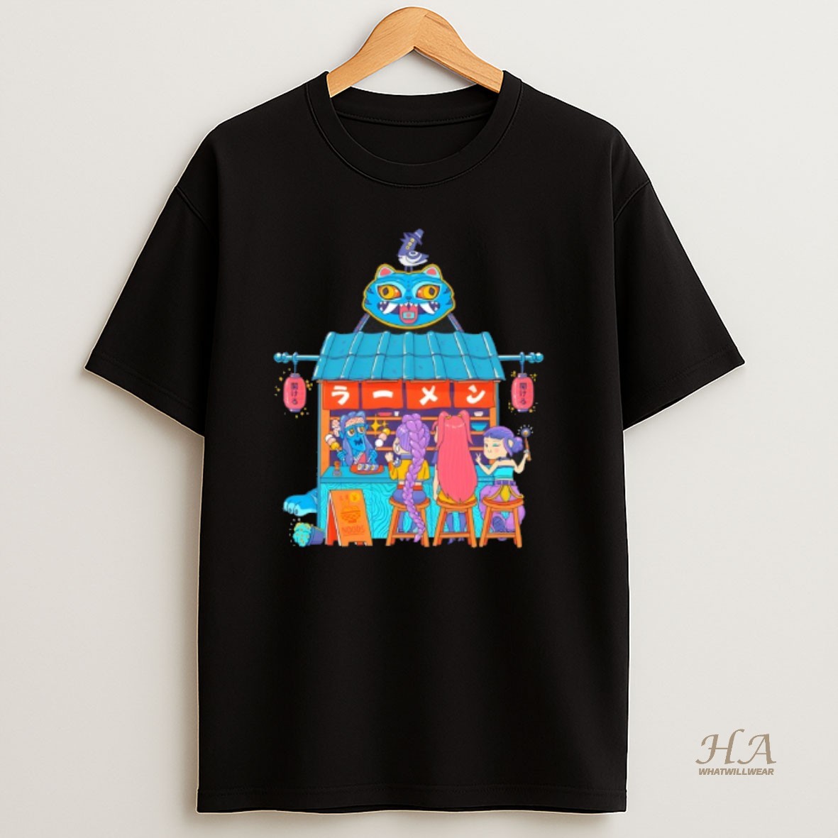 Official K Pop Ramen House Anime T Shirt