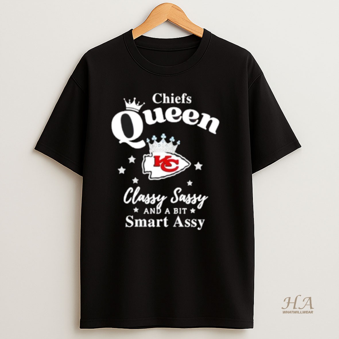 Official Kansas City Chiefs Queen Classy Sassy And A Bit Smart Assy Nfl Shirt