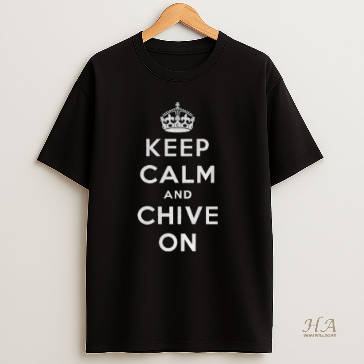 Official Keep Calm And Chive On T Shirt
