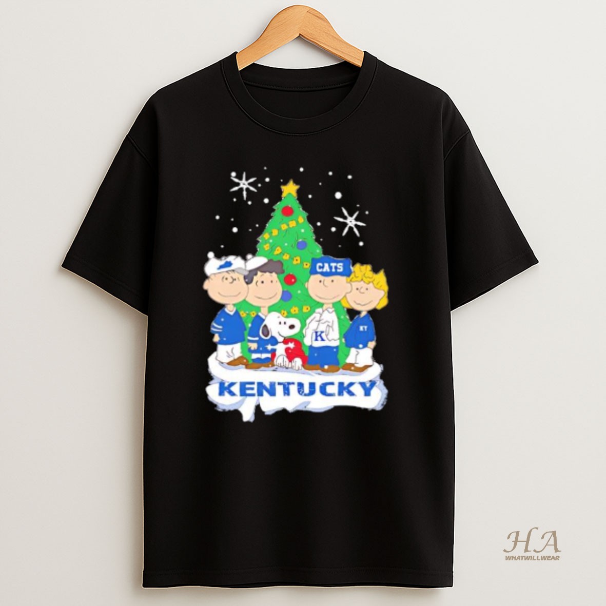 Official Kentucky Peanuts Christmas T Shirt