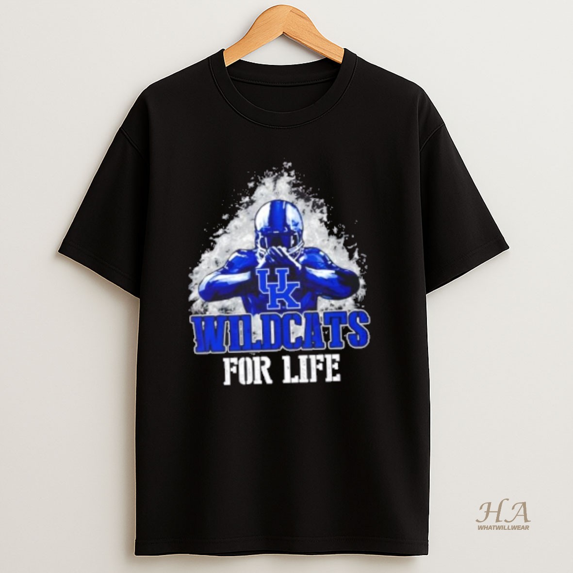 Official Kentucky Wildcats Football For Life T Shirt