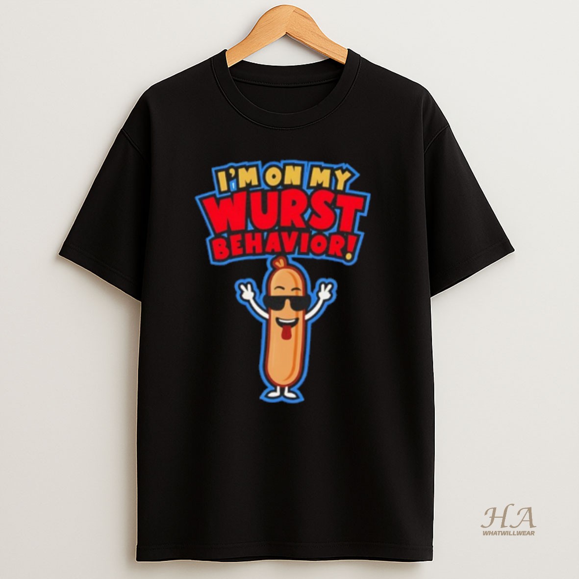 Official Kevin Jonas Im On My Wurst Behavior T Shirt