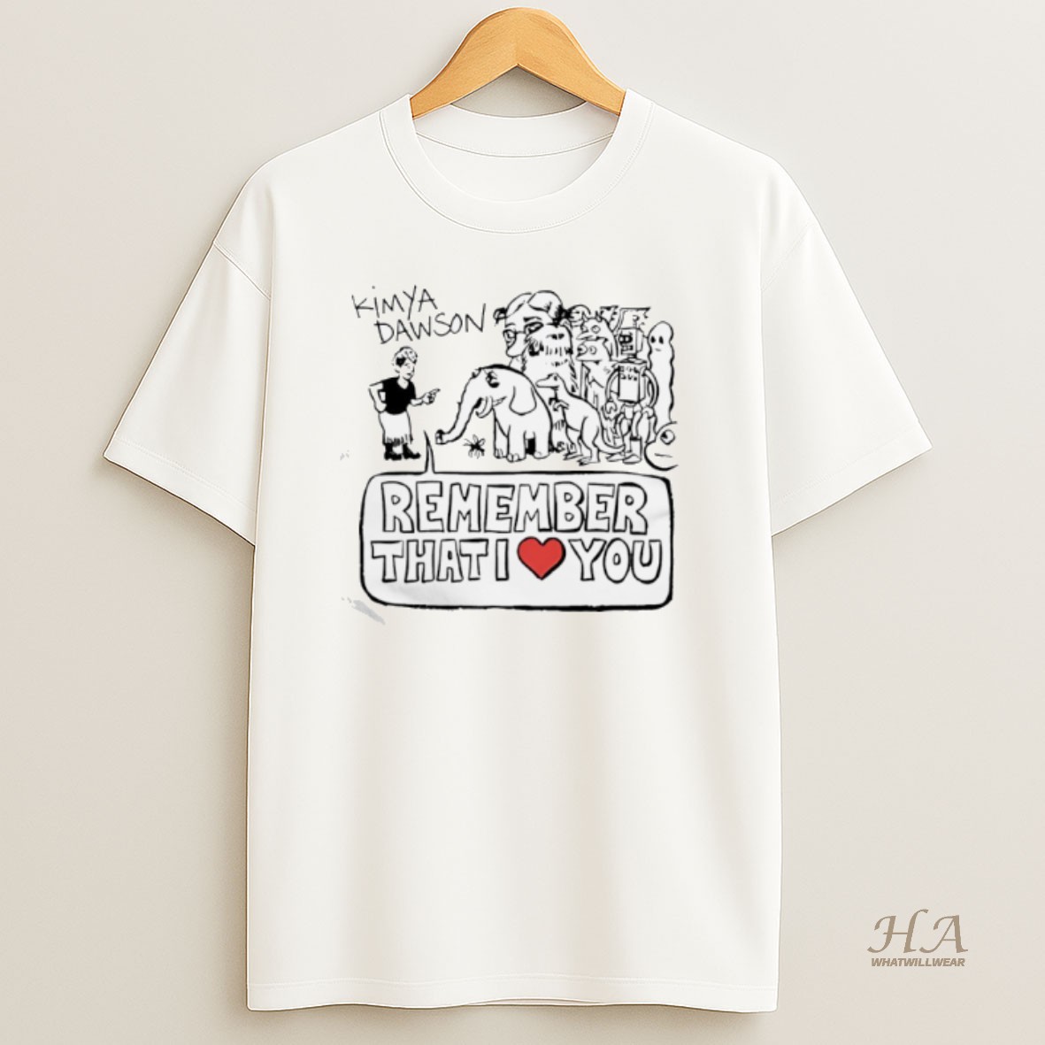 Official Kimya Dawson Remember That I Love You 2025 T Shirt