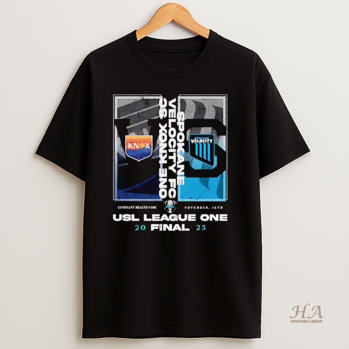 Official Knoxville Sc Vs Spokane Velocity Fc 2025 Usl League One Final T Shirt