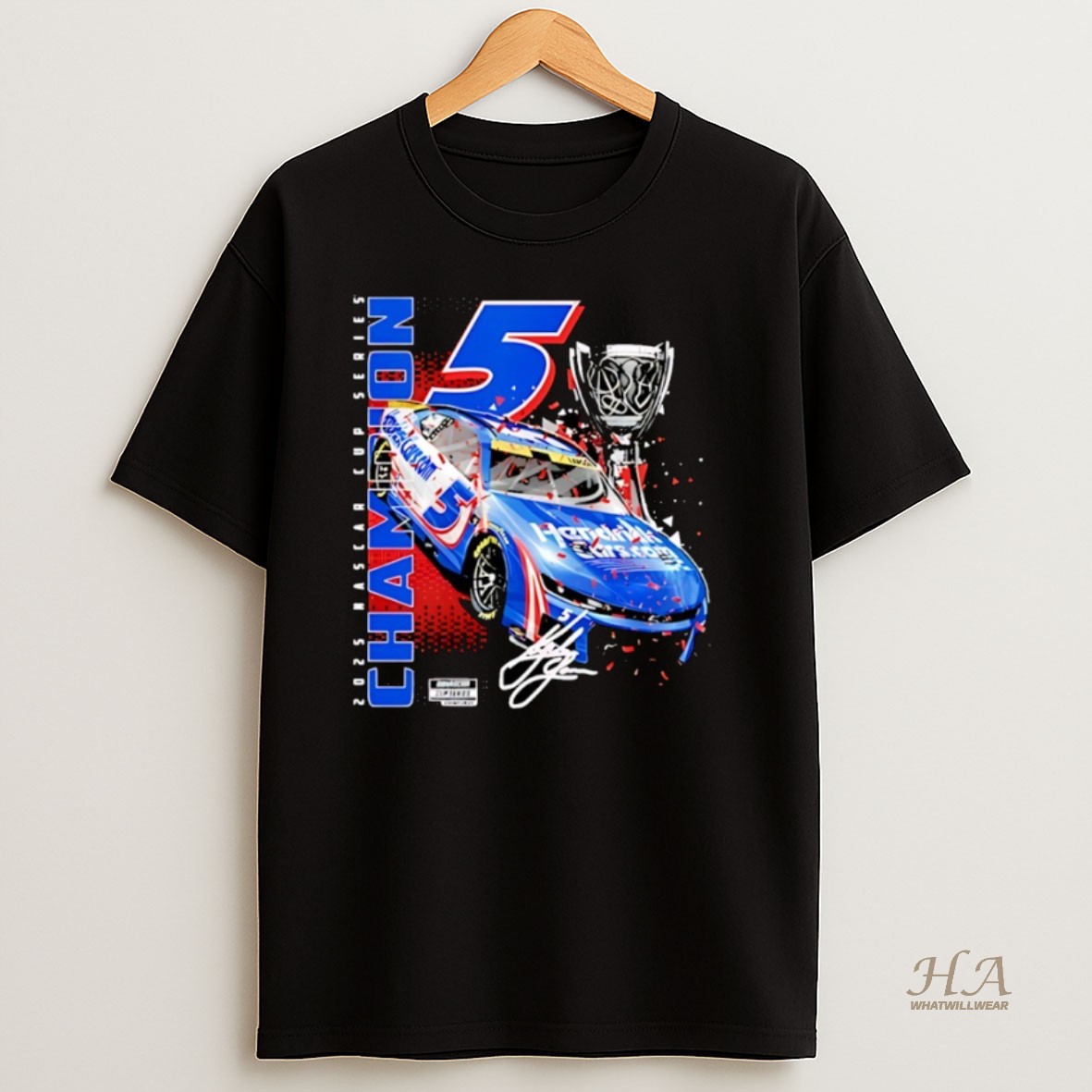 Official Kyle Larson Hendrick Motorsports 2025 Nascar Cup Series Champion Shirt